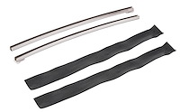 Quarter Glass Channel w/Guide for 1968 Chevrolet Chevy II, 1969-1972 Chevrolet Nova 2-Door Sedan [Pair]
