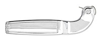 Interior Door Handle for 1968-1974 GM A-Body, B-Body, F-Body [Right/Passenger Side]