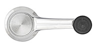 Window Crank Handle for Select 1965-1967 GM Cars [Black Knob]