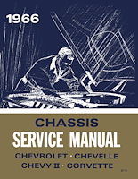 Chassis Service Manual for 1966 Chevrolet Full Size, Chevelle, Chevy II, Corvette, El Camino, Malibu