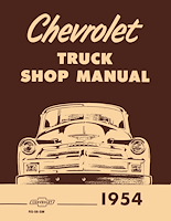 Shop Manual for 1954 Chevrolet Trucks