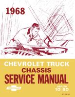 Shop Manual for 1968 Chevrolet Trucks
