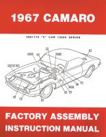 Factory Assembly Instruction Manual for 1967 Chevrolet Camaro