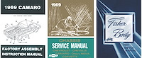 Shop Manual Set for 1969 Chevrolet Camaro