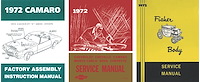 Shop Manual Set for 1972 Chevrolet Camaro