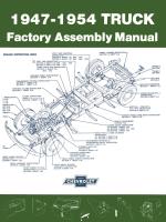 Assembly Manual for 1947-1954 Chevrolet Trucks