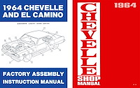 Shop Manual Set for 1964 Chevrolet Chevelle and El Camino