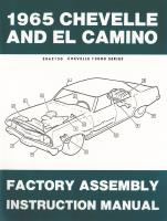 Factory Assembly Instruction Manual for 1965 Chevrolet Chevelle and El Camino