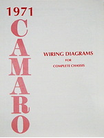 Wiring Diagram Manual for 1971 Chevrolet Camaro