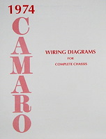 Wiring Diagram Manual for 1974 Chevrolet Camaro