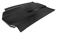 Hood for 1970-1972 Chevrolet Monte Carlo, Non-Functional SS Style Cowl Induction [Steel]