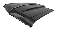 Steel Cowl Induction Hood for 1968-1972 Chevrolet Nova [2 in. Cowl Induction Scoop]