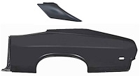 Full Quarter Panel W/Sail Panel Kit for 1968-1969 Chevrolet Nova 2-Door Coupe [Left/Driver Side]