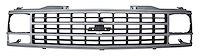Grille Fits Select 1988-1993 Chevrolet Trucks, Blazer, Suburban w/Single Headlamps [Argent Silver/Gray]