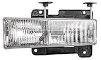 Headlamp Assembly for 1988-2002 Chevrolet and GMC Trucks/SUVs [Left/Driver Side, w/Bulb]