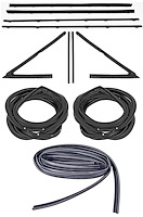 Weatherstrip w/OE Style Felts Kit for 1965 Chevy El Camino