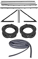Weatherstrip w/Reproduction Felts Kit for 1966-1967 Chevy El Camino