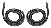 Roof-Rail Weather Stripping Seals for 1967 Chevrolet Camaro & Pontiac Firebird Coupe Models