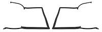 T-Top Weatherstrip Set for 1982-1992 Chevrolet Camaro & Pontiac Firebird [2-Piece Set]
