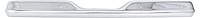 Rear Bumper Fits Select 1963-1966 Chevrolet & GMC C/K Series Fleetside Trucks w/License Plate Hole [Chrome]