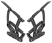 Hood Hinges w/Springs for 1969 Chevrolet Bel Air, Biscayne, Caprice, Chevelle, El Camino, Impala