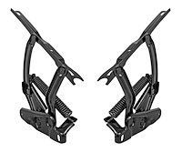 Hood Hinges w/Springs Fits Select 1970-1972 Chevrolet Models and 1971-1972 GMC Sprint