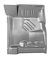 Front Floor Pan Section Fits Select 1970-1974 Mopar B & E-Body Vehicles [Left, Driver Side]