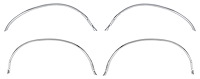 Front and Rear Wheel Well Molding Kit for 1987-1996 Ford Bronco, 1987-1998 Ford F-150, F-250, F-350 Trucks
