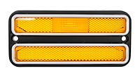 Front Marker Light Lens for Select 1968-1972 Chevrolet & GMC Trucks, Left/Driver or Right/Passenger Sides [Amber]