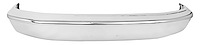 Front Bumper Fits Select 1992-1998 Ford F-Series Trucks, 1992-1996 Ford Bronco w/o Impact Strip Holes [Chrome]