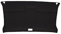 Retro-Style ABS Plastic Headliner for 1973-1987 Chevrolet/GMC Standard Cab Truck [Cloth, Black]