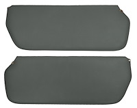 Sun Visors for 1973-1987 Chevrolet/GMC Truck, Suburban, Blazer, K5 Blazer, Jimmy [Sierra Grain Vinyl, Medium Dark Gray]