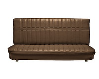 Front Bench Seat Upholstery for 1973-1980 Chevrolet/GMC Standard Cab Truck [Madrid Grain, Dark Saddle]