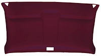 Retro-Style ABS Plastic Headliner for 1973-1987 Chevrolet/GMC Standard Cab Truck [Foambacked Perforated Vinyl, Red]