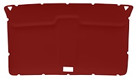 ABS Plastic Headliner for 1973-1987 Chevrolet/GMC Standard Cab Truck [Foambacked Cloth, Red]