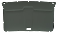 ABS Plastic Headliner for 1973-1987 Chevrolet/GMC Standard Cab Truck [Foambacked Cloth, Medium Dark Gray]