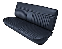 Front Bench Seat Upholstery for 1981-1987 Chevrolet/GMC Standard/Crew Cab Truck [Madrid Grain Vinyl, Navy Blue]