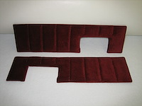 Front Door Panel Inserts Fits Select 1981-1991 Chevrolet/GMC Truck, Blazer, Jimmy [Regal Velour, Burgundy]