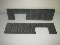 Front Door Panel Inserts Fits Select 1981-1991 Chevrolet/GMC Truck, Blazer, Jimmy [Regal Velour, Charcoal]