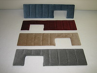 Front Door Panel Inserts Fits Select 1981-1991 Chevrolet/GMC Truck, Blazer, Jimmy [Madrid Vinyl, Maroon]