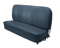 Bench Seat Upholstery for 1955 (2nd Series)-1959 Chevrolet/GMC Standard Cab Truck [With Pleats, Medium Blue]