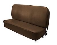 Bench Seat Upholstery for 1955 (2nd Series)-1959 Chevrolet/GMC Standard Cab Truck [Without Pleats, Dark Saddle]