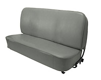 Bench Seat Upholstery for 1955 (2nd Series)-1959 Chevrolet/GMC Standard Cab Truck [Without Pleats, Medium Gray]