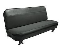 Bench Seat Upholstery for 1960-1966 Chevrolet/GMC Standard Cab Truck [With Pleats, Charcoal]