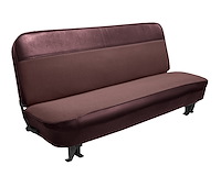 Bench Seat Upholstery for 1960-1966 Chevrolet/GMC Standard Cab Truck [Without Pleats, Maroon/Currant Insert]