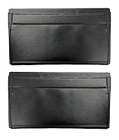 Interior Door Panel Pockets for 1979-1987 Chevrolet/GMC Truck, Blazer, Jimmy, Suburban [Vinyl, Black]