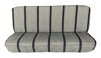 Front Bench Seat Cover for Full Size Standard Cab Truck for 1947-98 Chevrolet/GMC for 1947-96 Ford and 1972-93 Dodge [Black]