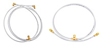 Convertible Top Hose Set Fits Select 1964-1967 GM A-Body Models [White, Nylon]