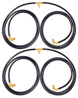 Universal Convertible Top Hose for 1947 Ford Deluxe, 1958-1963 Mopar [Black, Rubber]