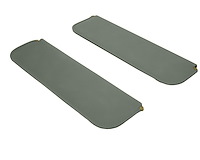 Sun Visors for 1955-1959 Chevrolet/GMC Truck [Madrid Grain Vinyl, Medium Gray]